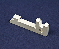 CNC Machined example of hydraulic gripper finger
