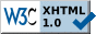 W3C Validated XHTML